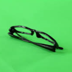 grønn brille