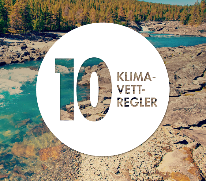 10 klimavettregler