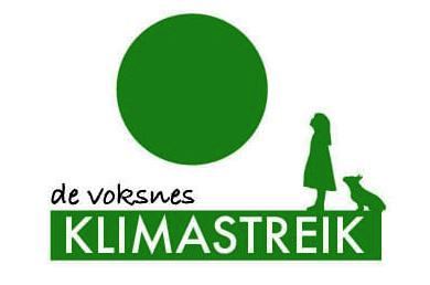 voksnes klimastreik logo