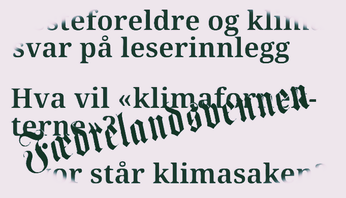 debatt fædrelandsvennen