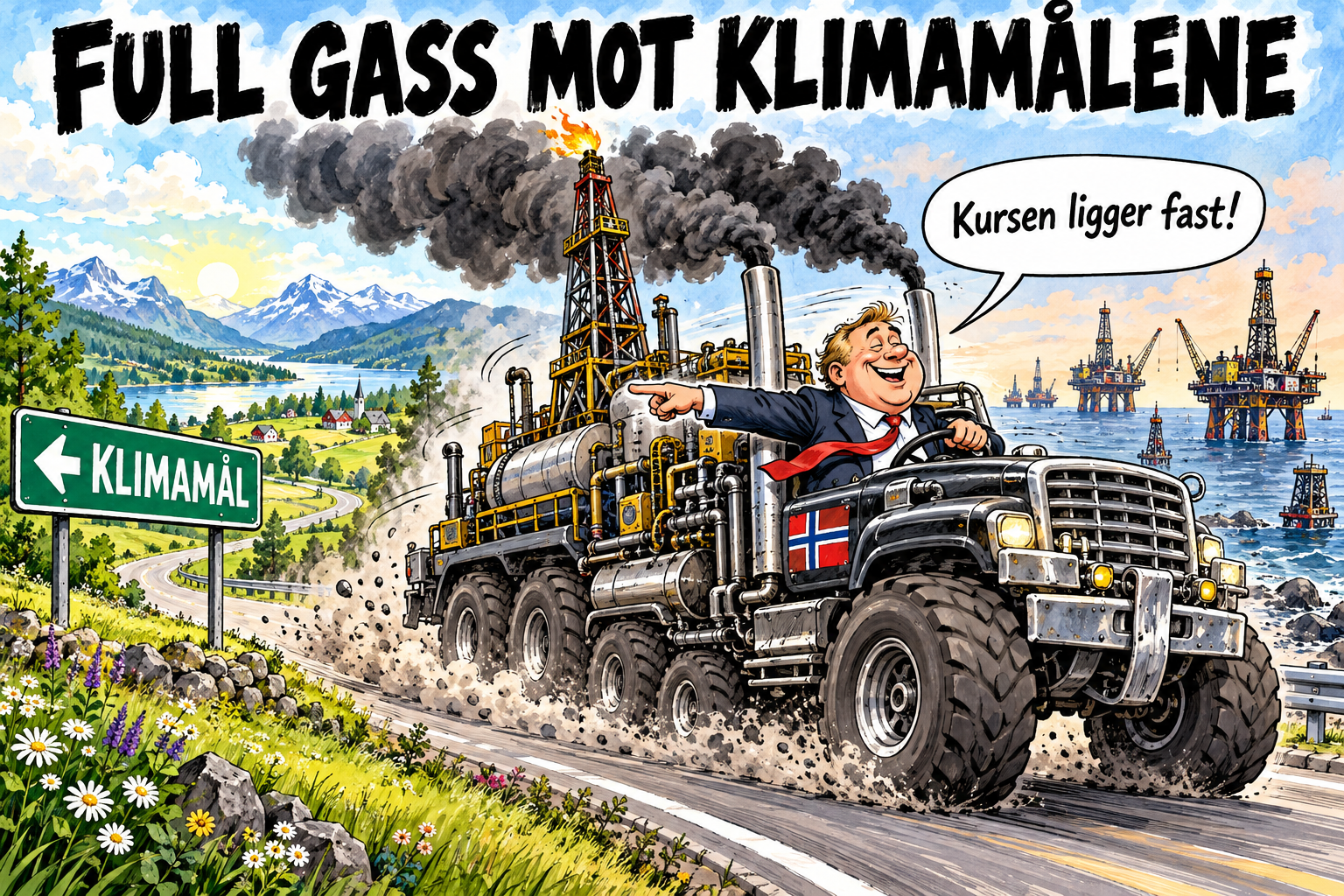 Full gass mot klimamålene